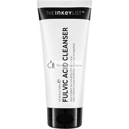 The Inkey List Fulvic Acid Cleanser 150ml - Odstraňovač make-upu pre zdravú pleť - Bez parfumácie - Pre všetky typy pleti