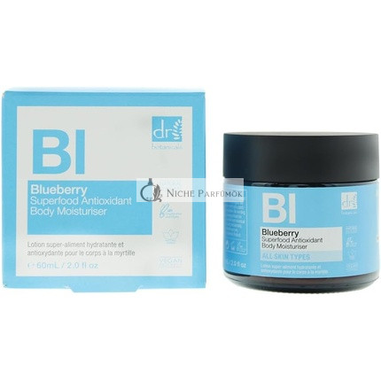 Dr Botanicals Blueberry Superfood Antioxidantný Telový Hydratačný Krém 30ml