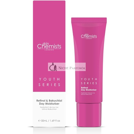 skinChemists Retinol Bakuchiol Anti-Aging Denný Krém s Allantoinom, 50ml