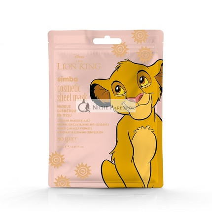 MAD BEAUTY Simba Lion King Pleťová Maska