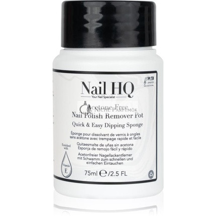 Nail HQ Odstraňovač Laku na Nechty bez Acetónu - 75 ml