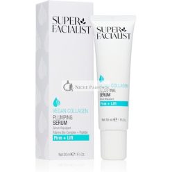   Super Facialist Vegán Kolagén Plniaci Sérum s Kyselinou Hyalurónovou, Morskou Riasou, Medi a Kvetom Hibiscus, 30ml