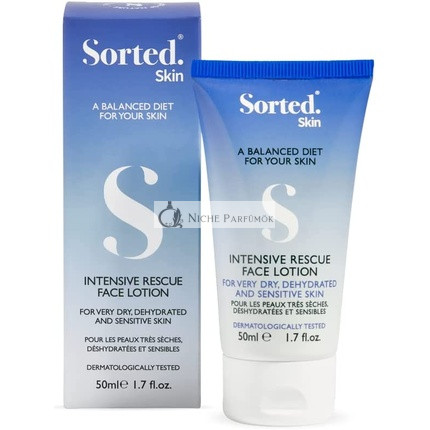 Sorted Skin Intenzív záchranný krém na tvár pre suchú, atopickú a citlivú pleť - Nemastná formula s prebiotickými zložkami