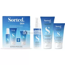   S Sorted Sorted Skin Intenzív záchranný trojbalenie pre suchú, dehydratovanú a citlivú pleť, 100 ml sprej, 50 ml pleťový krém a 100 ml zvlhčovač