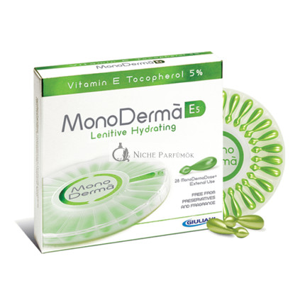 Monoderma E5 Vitamín E Tocopherol 5% Utišujúca Hydratácia, 30 ml