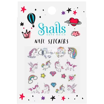 Snails 518060 Detské Nechtové Nálepky Dizajn Jednorožca, Odstrániteľné