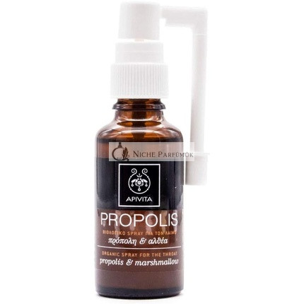 Apivita Organický Sprej na Hrdlo s Malvovým a Propolisom, 30 ml
