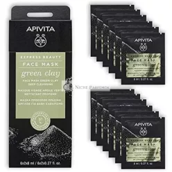 Apivita Zelená ílová maska na tvár 8ml - balenie po 2