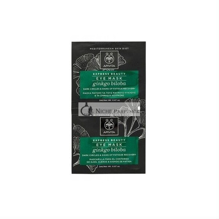APIVITA Express Beauty Očný maska s Ginkgo Bilobou, 2.2ml