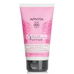   Apivita Rose Pepper spevňujúci telový krém Firming & Reshaping Body Cream 150 ml