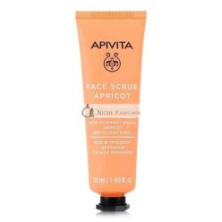   Apivita Peeling na tvár s marhuľou, jemné exfoliačné, 50ml