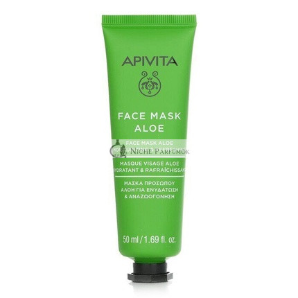 Apivita Maska na Tvár s Aloe Hydratačná a Osviežujúca, 50ml