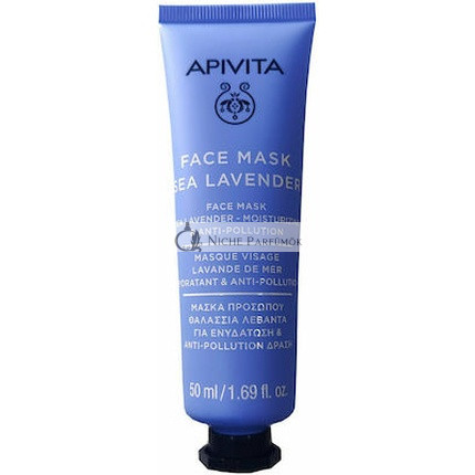 Apivita Maska na tvár s morskou levanduľou - 50 ml na hydratáciu a ochranu pred znečistením
