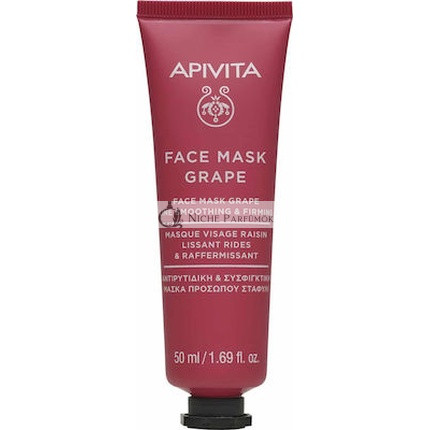 Apivita Proti-Vrásková Spevňujúca Maska na Tvár so Hroznom, 50ml