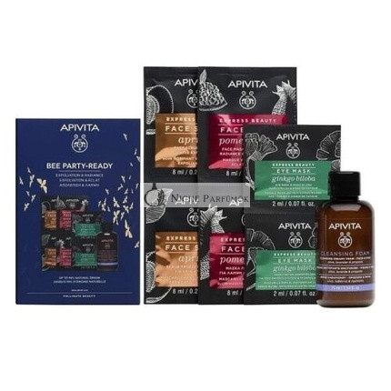 Apivita Bee Party Ready Express Masky Granátové Jablko Ginkgo Biloba