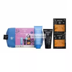   Apivita Aqua Beelicious Ľahký Hydratačný Gél & Čistiaci Gél & Maska Med