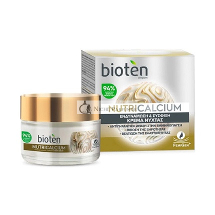 Bioten Nutricalcium Nočný Krém Proti Starnutiu A Spevnenie, 50ml