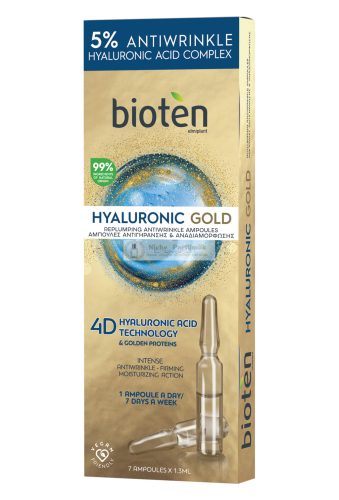 Bioten Hyalurónové Zlaté Ránctvorné Ampulky