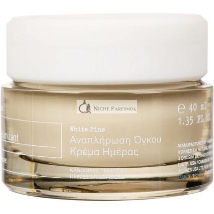 Korres Biela Borovica Meno-Reverse Volumizing Sérum-v-Krém pre Normálnu až Zrelú Kombinovanú Pokožku po Menopauze Vegán, 40ml