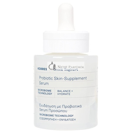 KORRES Grécky Jogurt Výživné Probiotické Sérum na Tvár Dermatologicky Testované, 30ml