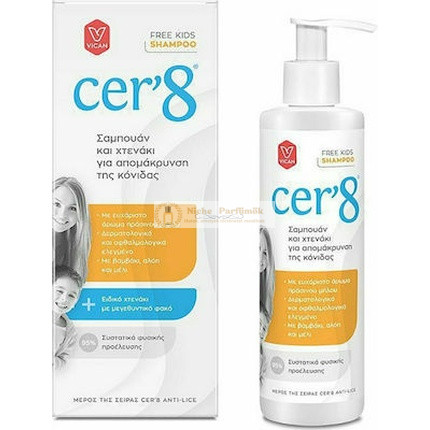 Cer8 Free Detský Šampón S Hrebienkom, 200ml
