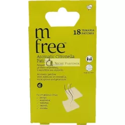   M-Free Aromatická Citronella Repelentná Náplasť - 18 Kusov