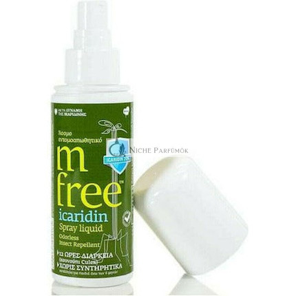 M-Free Icaridin Bez zápachu Repelentný sprej, 80ml - Vhodný pre celú rodinu