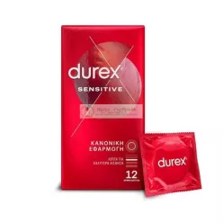 Durex Citlivé Tenké Kondómy 12 Kusov