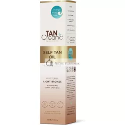   TanOrganic Samoopaľovací olej 100ml - Ekologicky certifikovaný, vegánsky, proti starnutiu, jednoduchá aplikácia