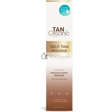 TanOrganic samoopaľovacia pena s prírodnými a certifikovanými organickými zložkami, 120ml