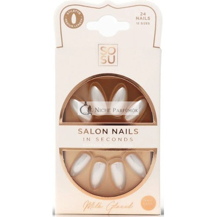 Umelé Nechty Mlieko (Salon Nechty) 24 Kusov