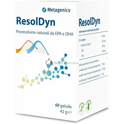 Metagenics Resoldyn Omega3 Doplňok stravy 60 Kapsúl