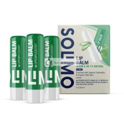  Amazon Brand Solimo Balzam na pery Aloe Vera - balenie 3 kusy