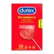 Durex Sexy Strawberry - Ochutený Kondóm pre Zosilnené Potešenie