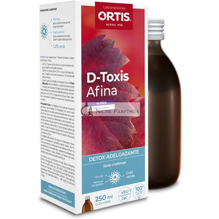 Ortis D-TOXIS SILHOUETTE Čerešňa 250ml - Draináž
