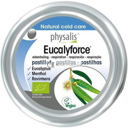 Eucalyforce pastilky na uľahčenie dýchania, 45g