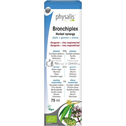 Physalis Bronchiplex 75ml Organický