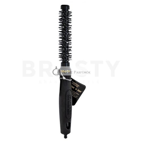 Olivia Garden Ceramic+Ion Tourmalin Black Brush kefa na vlasy 15 mm