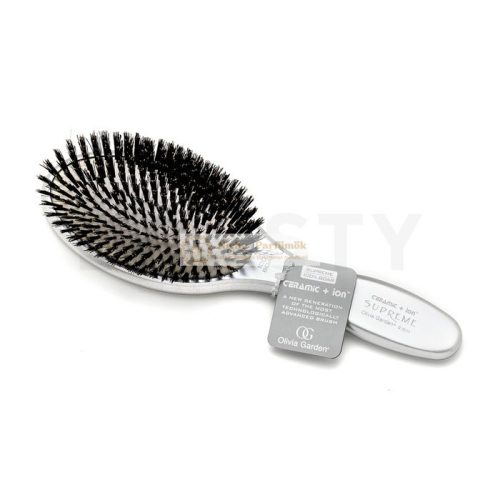 Olivia Garden Ceramic+Ion Supreme Boar Brush kefa na vlasy so štetinami z diviaka
