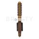 Olivia Garden Expert Blowout Shine Round Brush Wavy Bristles Gold & Brown 20 mm kefa na vlasy