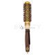 Olivia Garden Expert Blowout Shine Round Brush Wavy Bristles Gold & Brown 25 mm kefa na vlasy