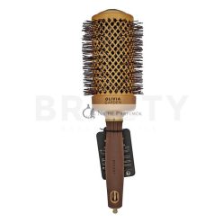   Olivia Garden Expert Blowout Shine Round Brush Wavy Bristles Gold & Brown 55 mm kefa na vlasy