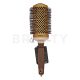 Olivia Garden Expert Blowout Shine Round Brush Wavy Bristles Gold & Brown 55 mm kefa na vlasy