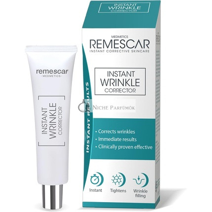 Remescar Instantný Krém na Hladké Vrasy 8ml - Klinicky Dokázané Okamžité Výsledky - Proti Starnutiu a Zníženie Ráncok na Tvári - Vyplňuje Vrasy a Spevňuje Pokožku - Znižuje Znaky Starnutia