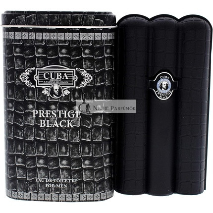 Prestige Black Cuba Eau de Toilette Spray for Him, 90ml