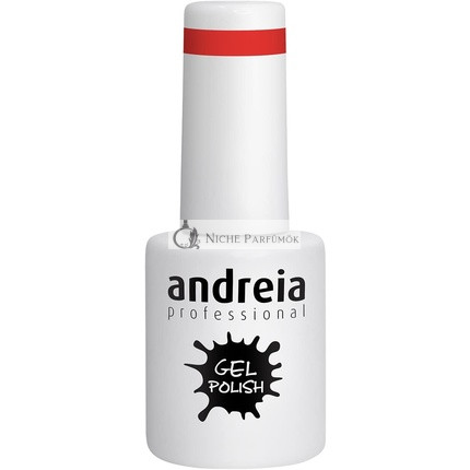 Andreia Pololep pre nechty UV/LED Lampa Intenzív Lesk a 4 Týždne Trvácnosti Francúzska Manikúra Nechty Gél Lak 205 Červené Odstíny, 10.5ml