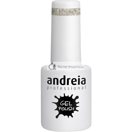 Andreia Polotrvalý Lak Na Nechty Farba 254 Strieborný Lesk, 10.5 ml