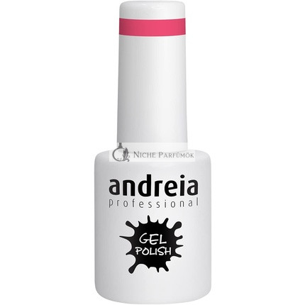 Andreia Polotrvalý Gél Lak na Nechty pre UV/LED Lampu Intenzívny Lesk a 4 Týždne Trvácnosti Francúzskej Manikúry Lak na Nechty Farba 264 Rúžová 10.5ml