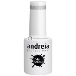   Andreia Polotrvalý gél lak na nechty farba 276 Strieborná - Odtiene trblietavá šedá a fialová, 10.5ml