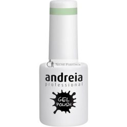   Andreia polosemi-permanentný gél lak na nechty pre UV/LED lampu Intenzív lesk a 4 týždne trvácnosti francúzskej manikúry farba 286 Zelené odtiene modrej, 10.5ml